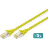 Digitus S/ftp 1 M Cat6a Netwerkkabel 10 Eenheden