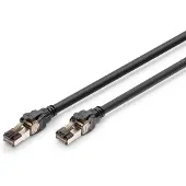 Digitus DK-1843-020 RJ45 Netwerkkabel, patchkabel CAT 8.1 S/FTP 2 m Zwart Kleurcodering, Afgeschermd, Meerdradig, Met anti-kniktule 1 stuk(s)