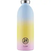 24Bottles Drinkfles 'Clima Horizon' lichtblauw / geel / lila