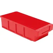 LA-KA-PE Stellingbak | L300xB152xH83mm | rood polypropyleen | 10 stuks - VKB 300/152 ROT VKB 300/152 ROT
