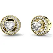 GUESS Oorbellen goud / transparant