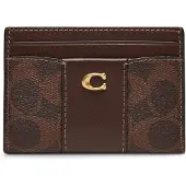 Coach Portemonnee 'Essential' bruin / donkerbruin / goud