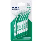 Kin Interdentale Tandenborstel Interdentale 0,9 mm (6 Stuks) - - Aantal: 6 - Gewicht: 16,35 g