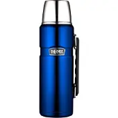 Thermos King isoleerfles - 1,2 liter - metallic blauw