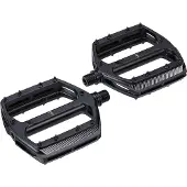 Bbb Cycling Fietspedalen Mountainbike - Aluminium - Geschikt voor E-bike - Anti Slip Pedalen MTB - Flat Pedals - Fiets Trappers - CoolRide Zwart - BPD-36