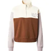 Roxy Sweatshirt 'VIEW POINT BLOC' beige / donkerbruin / sering