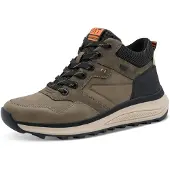 Marco Tozzi Veterboots aardetinten / zwart