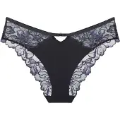 Triumph Slip ' Wild Gardenia Florale ' zwart