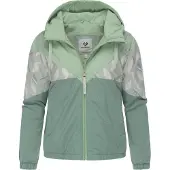 Ragwear Functionele jas 'Rochele' lichtblauw / stone grey / groen / appel