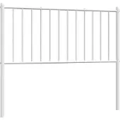 vidaXL Vervangend hoofdbord metaal wit 100 cm