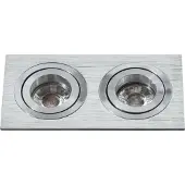 Eglo Inbouwspot GU10 'Terni PRO' 175X95 Aluminium-Geborsteld