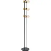 Eglo Chieveley Vloerlamp - E27 - 140,5 cm - Zwart|Bruin