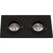 Eglo Inbouwspot GU10 'Terni PRO' 175X95 Zwart- Geborsteld