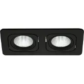 Eglo Inbouwspot LED 'Vascello P1' 2x 6,4W 2700K Zwart incl. drivers