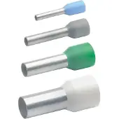 Klauke adereindhuls geïsoleerd 25mm² hulslengte 18mm vertind zwart DIN - per 50 stuks (17818)