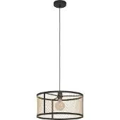 Eglo Eetkamer hanglamp Dellow Ø 45cm - zwart met goud