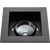 Eglo Inbouwspot LED 'Biscari 1' 7W Zwart incl. driver