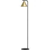 Eglo Vloerlamp Narices 1xe27 Zwart/geelkoper