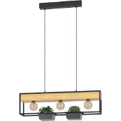 Eglo Hanglamp Libertad 1 Met Hout