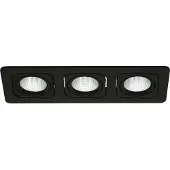 Eglo Inbouwspot LED 'Vascello P1' 3x 6,4W Zwart incl. drivers