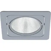 Eglo Inbouwspot | 'VASCELLO-G' LED 1x21W 3000K Zilvergrijs | IP20 Ømm