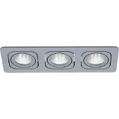 Eglo Inbouwspot LED 'Vascello P1' 3x 6,4W Grijs incl. drivers