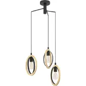 Eglo Basildon Hanglamp - E27 - Ø 61,5 cm - Zwart/Bruin