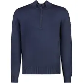 Cars trui donkerblauw fijn gebreid Jongens Viscose Opstaande kraag Effen - maat 140