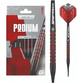 GOAT Podium Black Red 80% - Soft Tip Darts