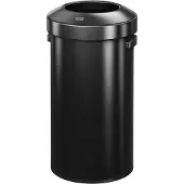 EKO - Urban Bin 90 liter - Stainless Steel - Schwarz