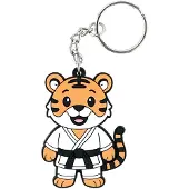 Nihon Sleutelhanger Rubber Martial Arts Tijger in gi