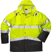 Fristads High vis regenjack klasse 3 4624 RS Hi-Vis geel/zwart maat L heren