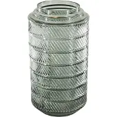 Coppens vaas patroon glas smokey