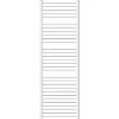 LuxeBath Elektrische badkamerradiator met verwarmingselement 900W 600x1800 mm Wit gebogen zijaansluiting & thermostaat Digitaal display