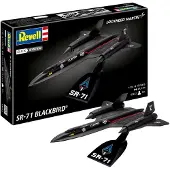 Revell Modelbouwpakket Militaire voertuigen - 03652 Lockheed SR-71 Blackbird easy-click-system Plastic - 1:110 - Modelbouw