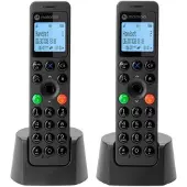 Motorola Draadloze telefoon - zwart - 2 handsets - DOT202