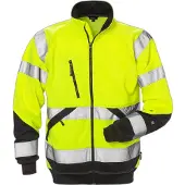 Fristads High vis sweatjack klasse 3 7426 SHV Hi-Vis geel/zwart maat 3XL heren
