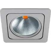 Eglo Inbouwspot | 'VASCELLO-G' LED 1x21W 2700K Zilvergrijs | IP20 Ømm