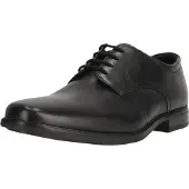 Clarks heren Oxford schoenen, model Howard Walk, zwart leer, maat 47 EU