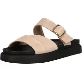 Clarks Aristella Mule Ecru Suède Sandalen