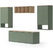 Vicco Wido Woonwand – 5 delen Groen