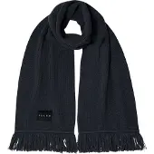 Falke Basic Label Big sneldrogend warm wol wintersjaal unisex grijs - maat ONESIZE