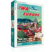 New York Puzzle Company Puzzel Fly to Europe - 500 stukjes