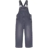 Vertbaudet Wijde salopet van jeans voor meisjes