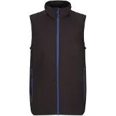 Regatta Heren Navigate Fleece Gilet (Zwart/Nieuw Royal)
