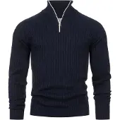 Kronstadt Trui 'Cable' navy