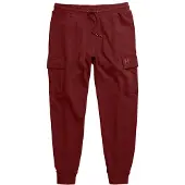 Men Plus Cargobroek bordeaux