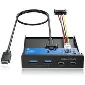 Graugear USB-HUB Multi Front Panel, USB 3.2 Gen2 Type-C retail