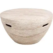 Beliani VICARELLO - Salontafel - Beige - Lichtbeton (MgO)