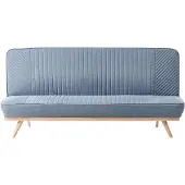 Beliani KALFAFELL - Slaapbank - Blauw - Polyester
